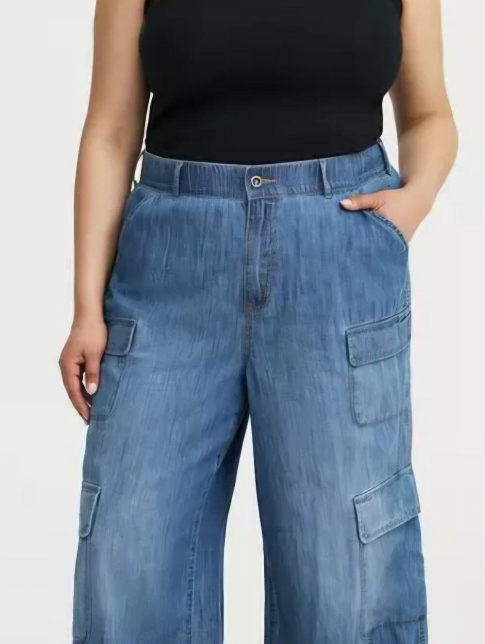NEW Torrid High-rise Cargo Jean With Snap-On Legs